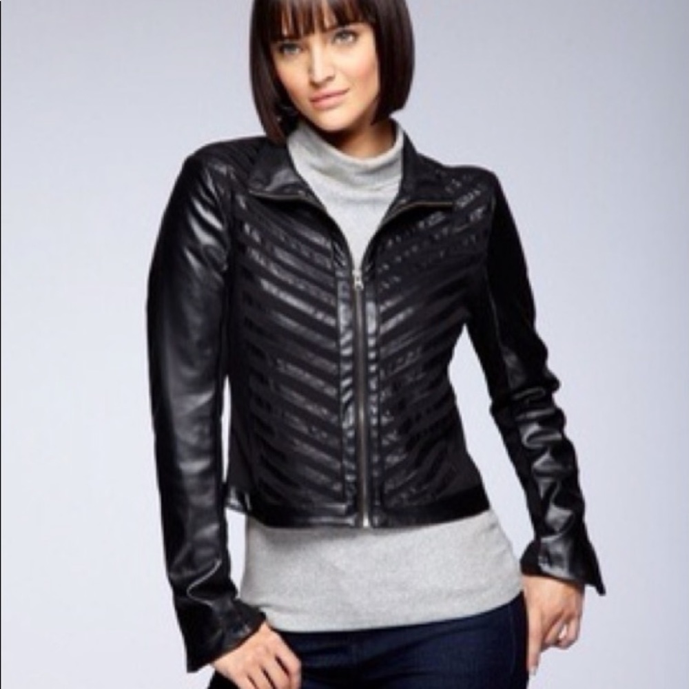 NEW Bagatelle Faux Leather Jacket